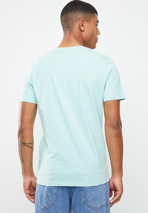 Jack & Jones - Neron short sleeve tee - turquoise