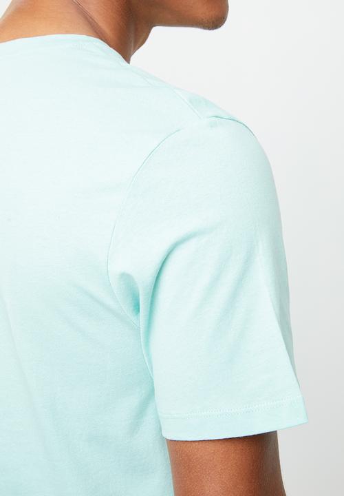 Jack & Jones - Leo short sleeve crew neck T-shirt - turquoise