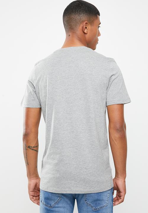 Jack & Jones - Orpleo short sleeve crew neck T-shirt - grey