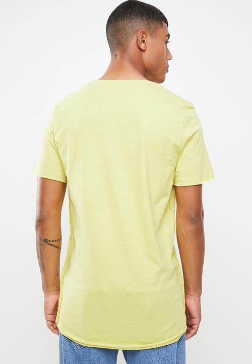 Jack & Jones - Kenni crew neck T-shirt- yellow