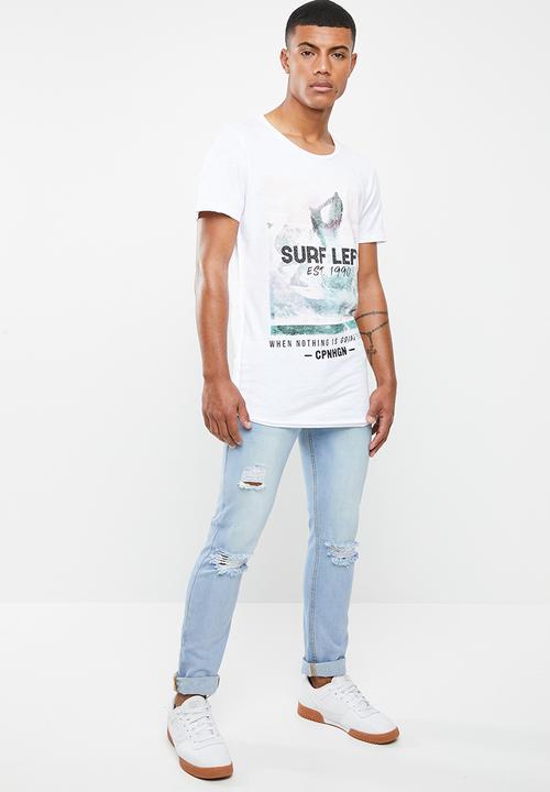 Jack & Jones - Kenni crew neck T-shirt - white