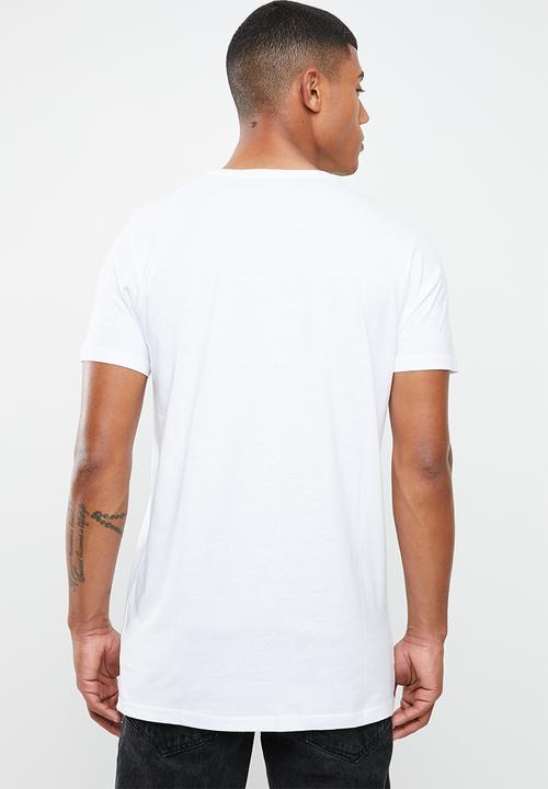 Brave Soul - Falcon crew neck tee - white