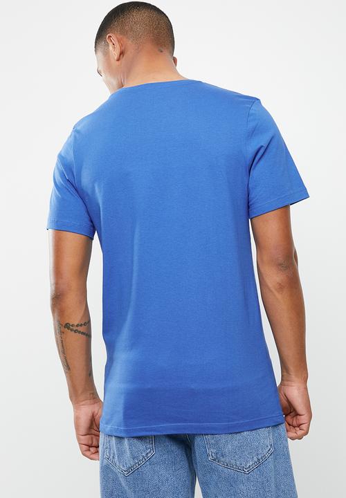 Jack & Jones - Howey short sleeve crew neck - blue