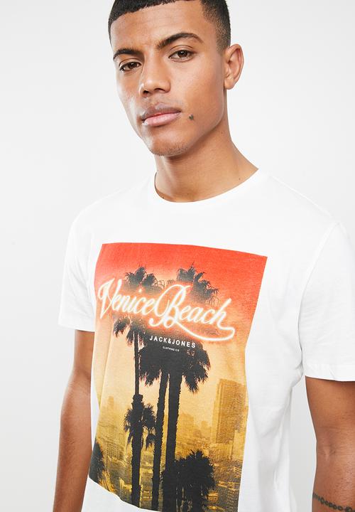 Jack & Jones - Neron short sleeve tee - white 