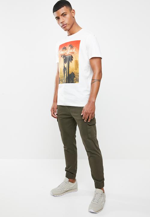 Jack & Jones - Neron short sleeve tee - white 