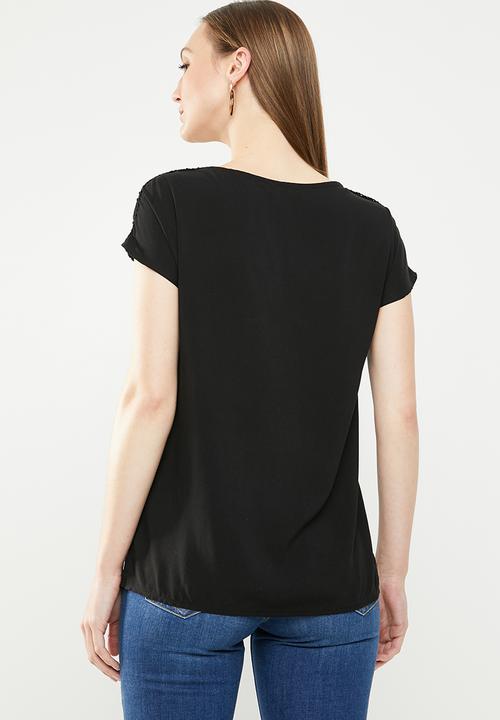edit - Boxy blouse - black