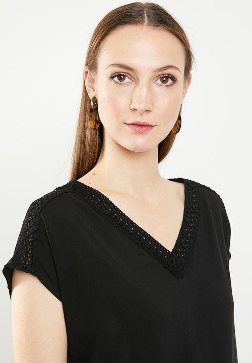 edit - Boxy blouse - black