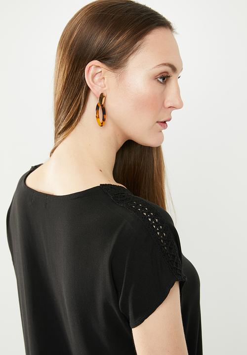 edit - Boxy blouse - black