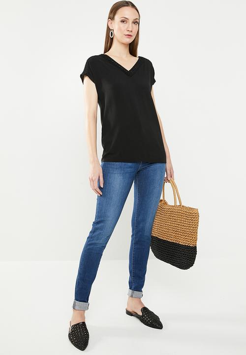 edit - Boxy blouse - black