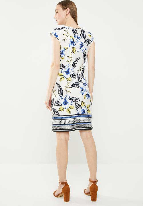 edit - Sleeveless tunic dress - multi
