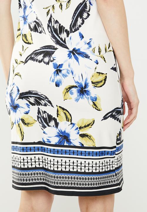 edit - Sleeveless tunic dress - multi
