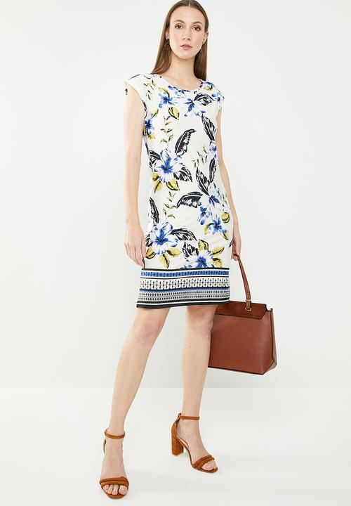 edit - Sleeveless tunic dress - multi