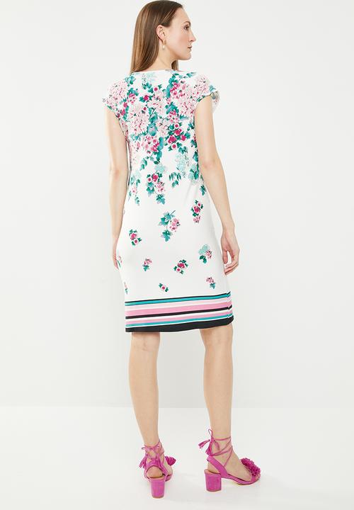 edit - Sleeveless tunic dress - multi
