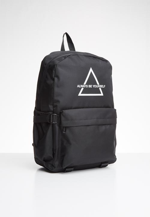 Pop Candy - Slogan backpack - black