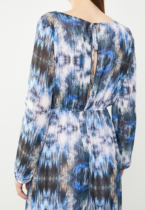 edit - Peasant maxi dress - multi
