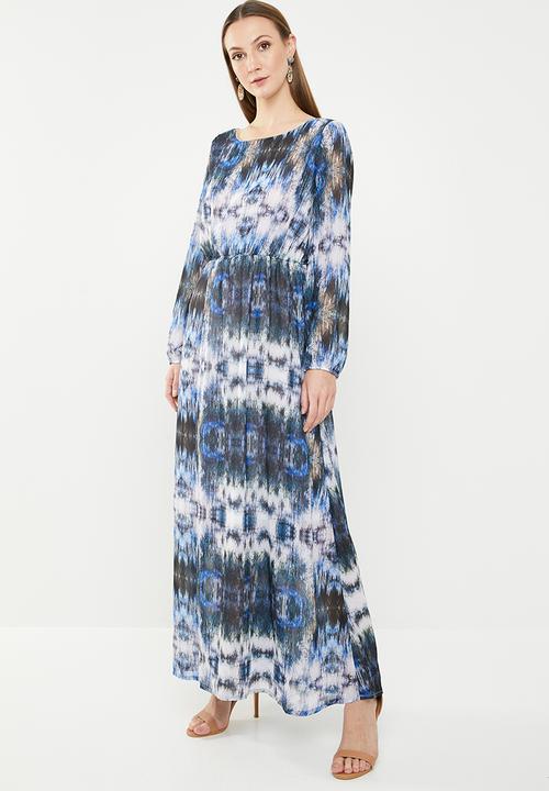edit - Peasant maxi dress - multi