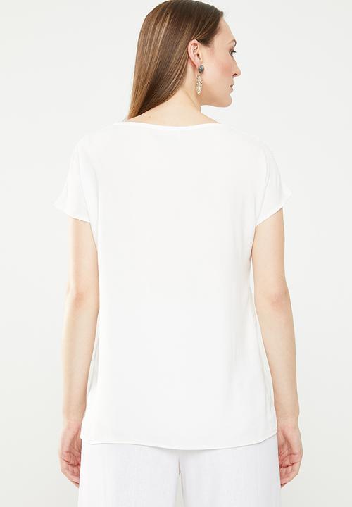 edit - Boxy blouse - white