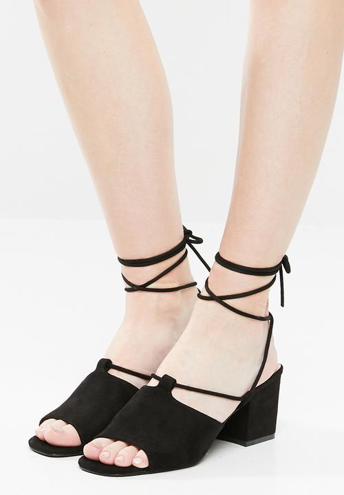 Public Desire - Heidi block heel - black