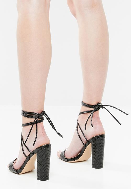 Public Desire - Suzu heel - black