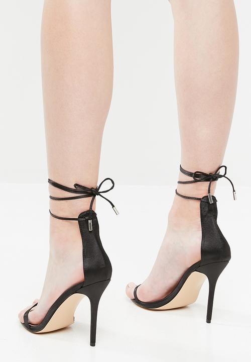 Public Desire - Naughty barely there heel - black