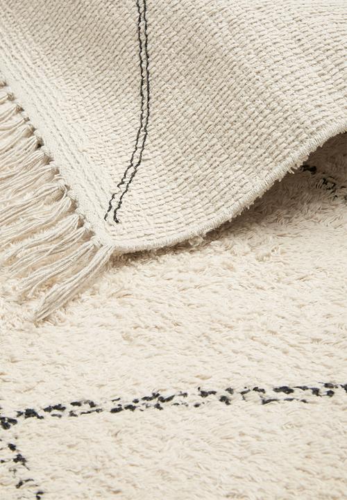 Sixth Floor - Raven tufted rug - cream