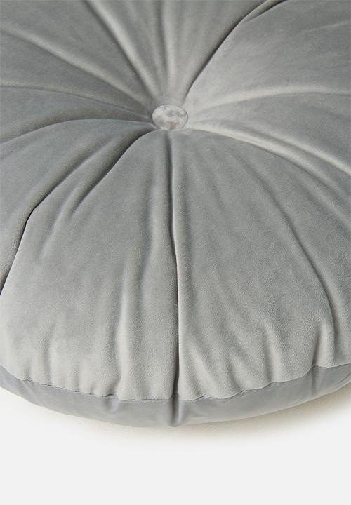 Sixth Floor - Lulu round pillow - overcast