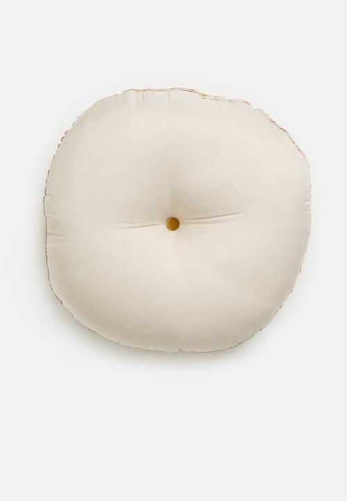 Sixth Floor - Lulu round pillow - sulphur