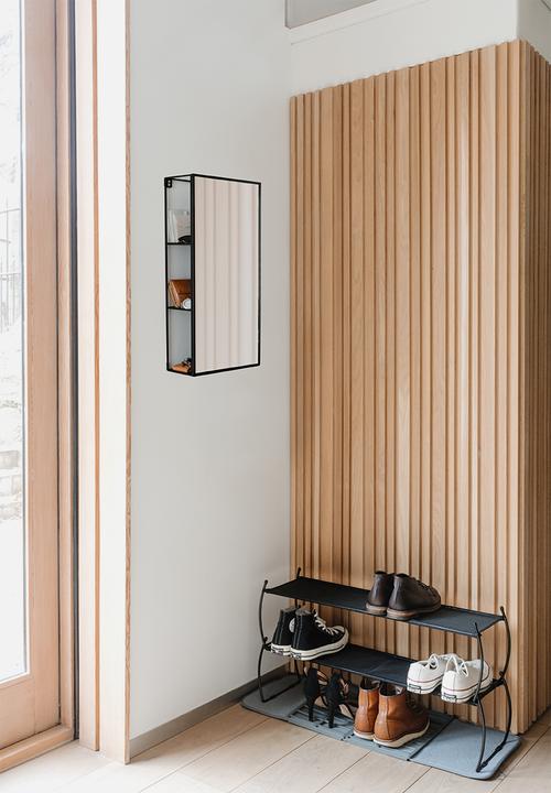 Umbra - Cubiko mirror & storage unit - black