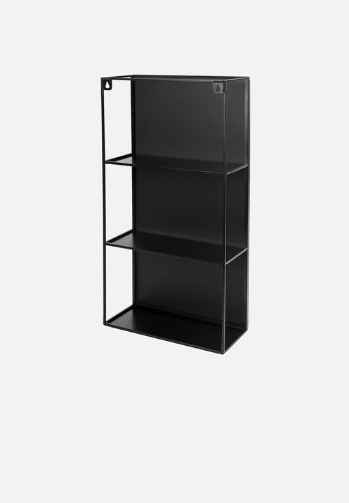 Umbra - Cubiko mirror & storage unit - black