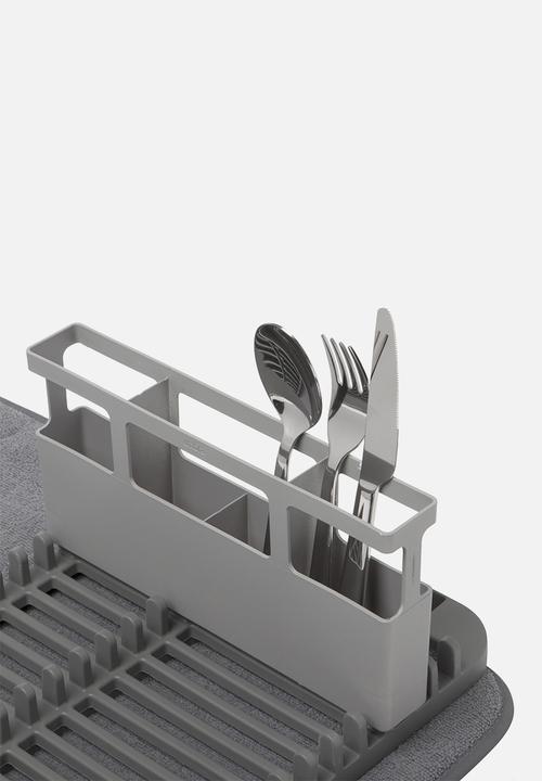 Umbra - Udry dish rack with drying mat - grey