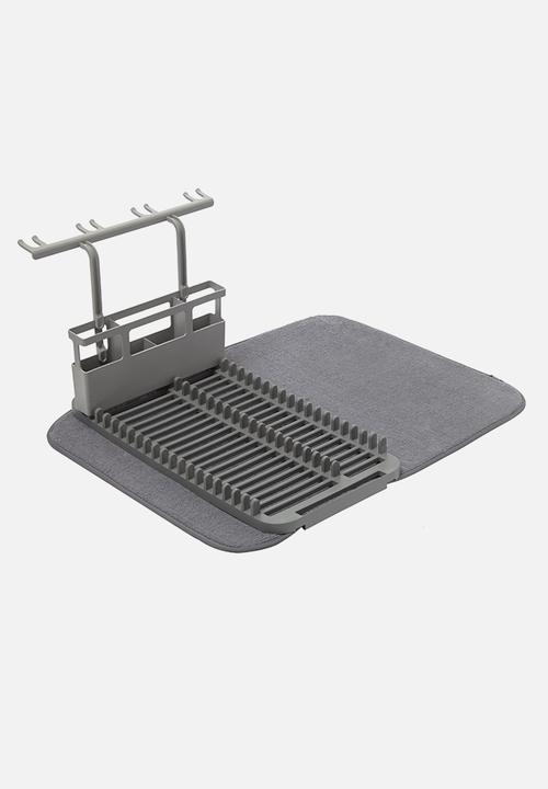 Umbra - Udry dish rack with drying mat - grey