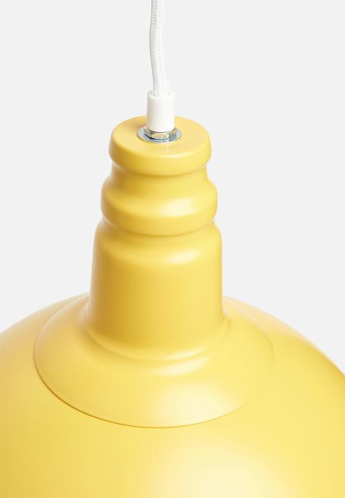 Sixth Floor - Utility pendant - mustard