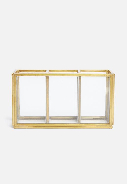 Sixth Floor - Shiloh pen holder - brass