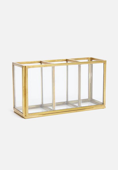 Sixth Floor - Shiloh pen holder - brass