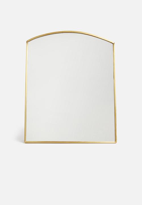 Sixth Floor - Savannah mirror - brass