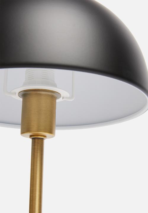 Present Time - Bonnet table lamp - black