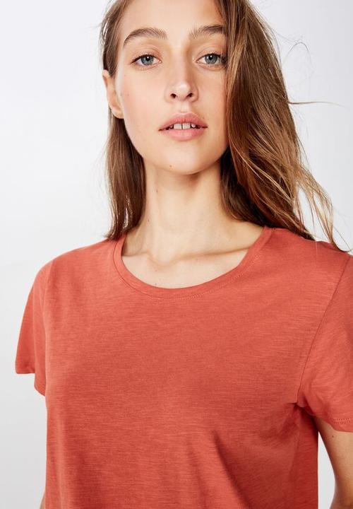 Cotton On - The crew T-shirt - orange