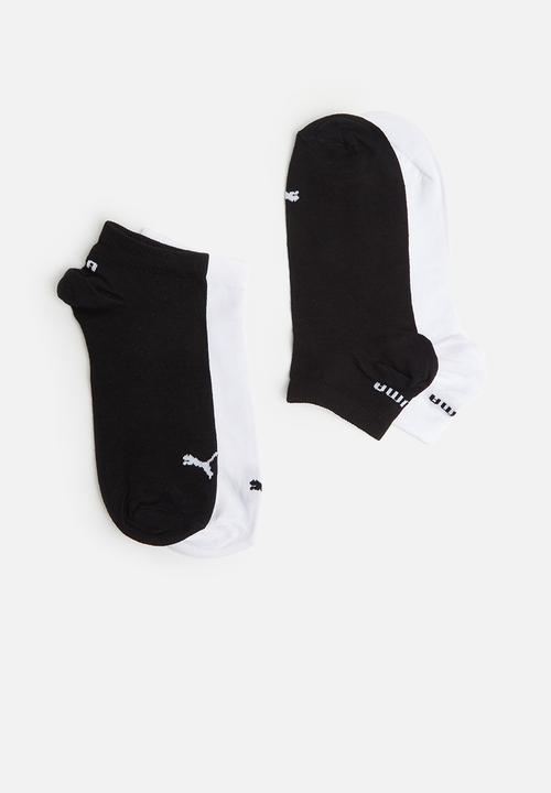 PUMA - Lifestyle 2 pack secret socks - black & white