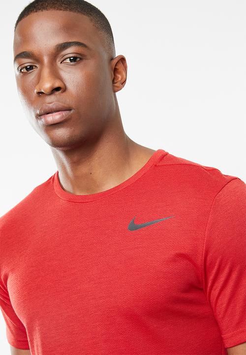 Nike - Nk brt short sleeve top - red