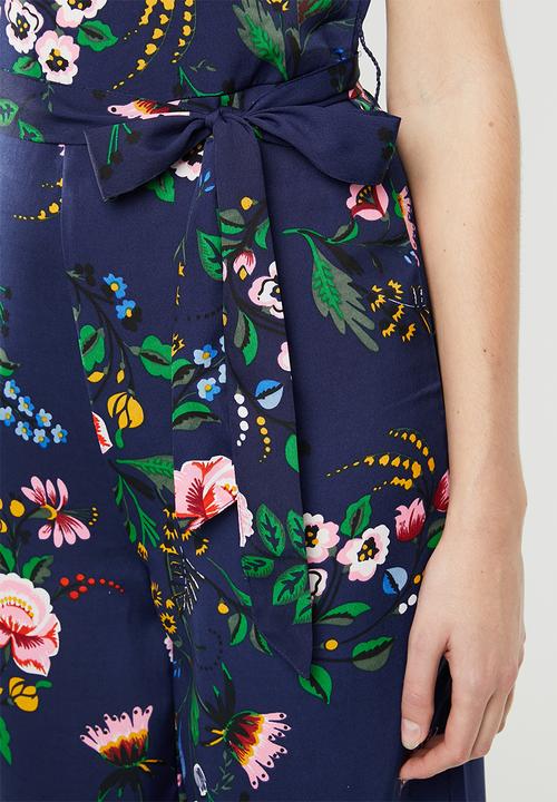 Brave Soul - Wide leg jumpsuit - navy