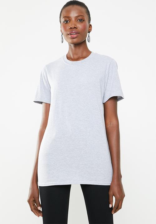 Missguided - Late nights back graphic T-shirt - grey 