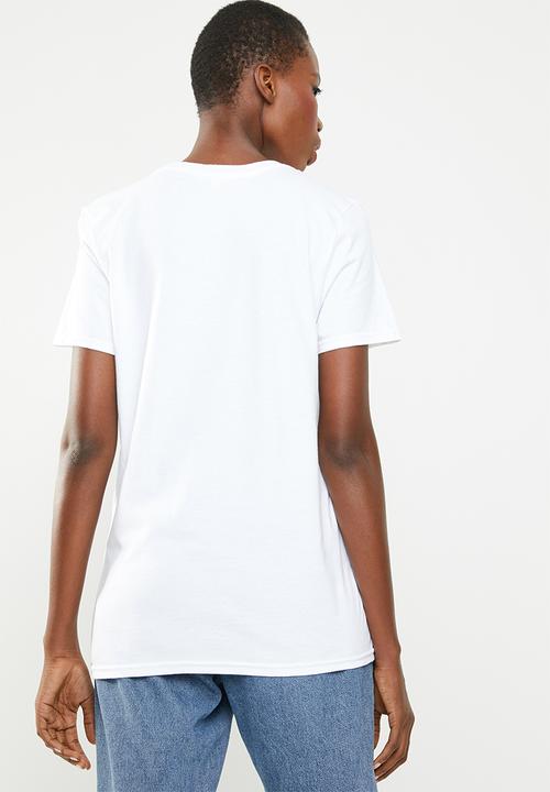 Missguided - Tiger oriental T-shirt - white