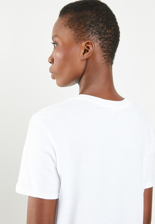 Missguided - Tiger oriental T-shirt - white
