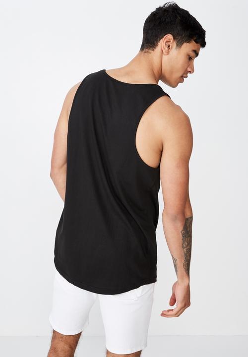 Cotton On - Tbar tank - black