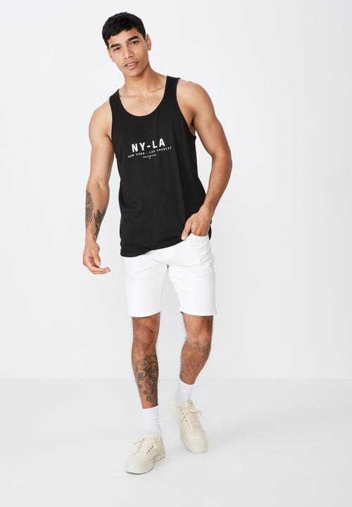 Cotton On - Tbar tank - black