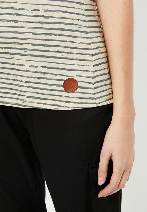 Lizzy - Parloma tee - cream & green 