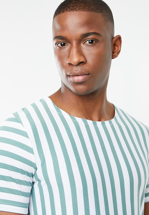 Jack & Jones - Mito short sleeve tee - green & white