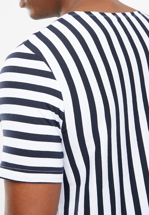 Jack & Jones - Mito short sleeve tee - navy & white