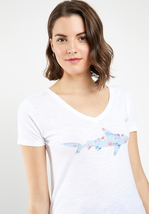 Lizzy - Tendai tee - white