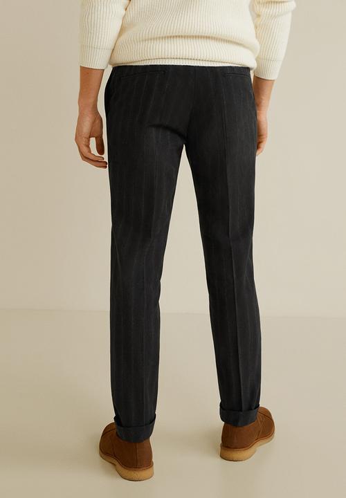 MANGO - Colin trousers - black